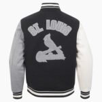 MLB St. Louis Cardinals Reverse French Terry Men's Color Block Wool Varsity Jacket