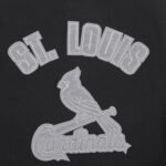 MLB St. Louis Cardinals Reverse French Terry Men's Color Block Wool Varsity Jacket