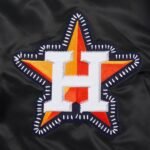 MLB Houston Astros DIY Pick Stitch Men's Rib Satin Jacket