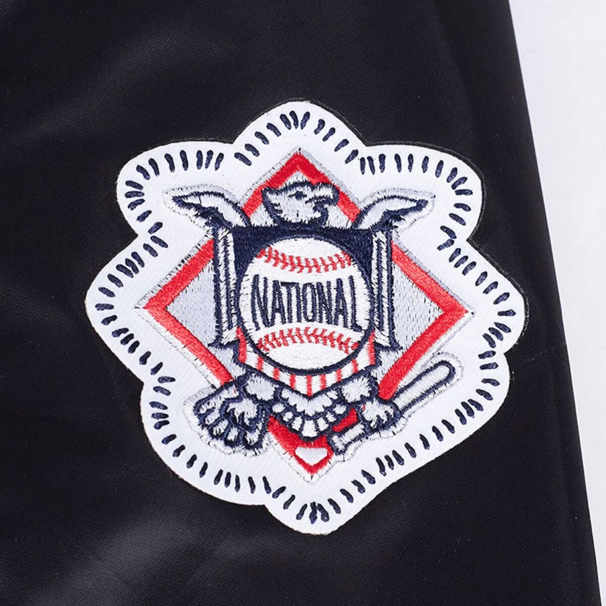 MLB Los Angeles Dodgers DIY Pick Stitch Men's Rib Satin Jacket