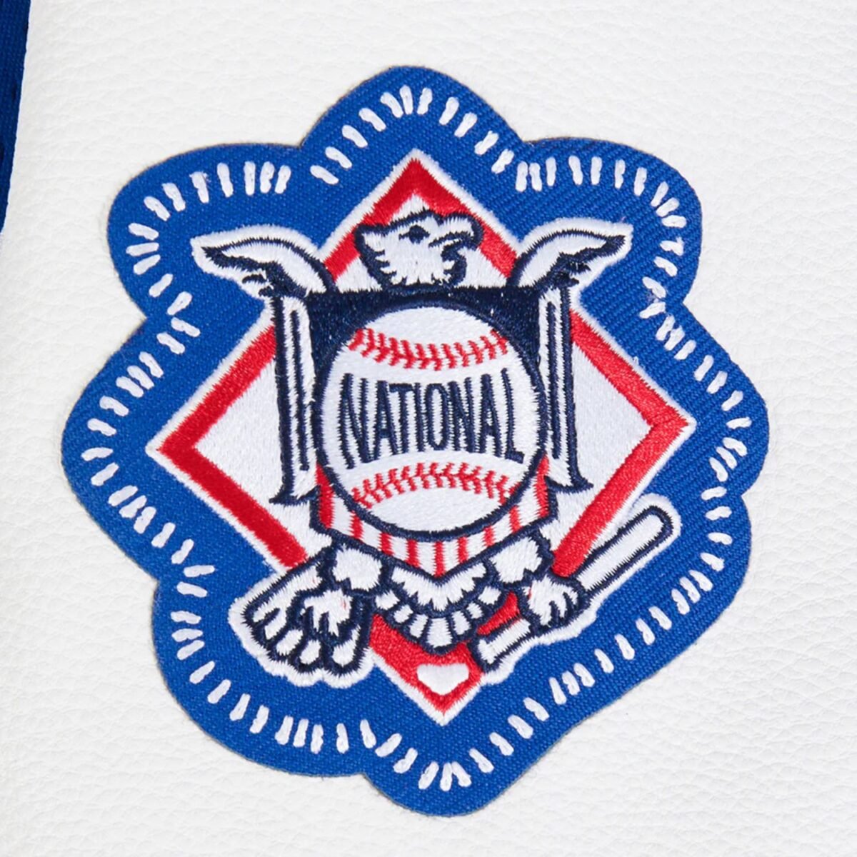 MLB Los Angeles Dodgers DIY Pick Stitch Men's Rib Wool Varsity Jacket