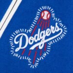 MLB Los Angeles Dodgers DIY Pick Stitch Men's Rib Wool Varsity Jacket