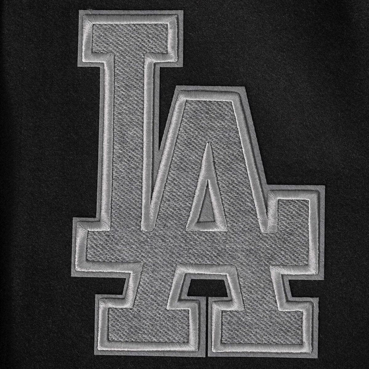 MLB Los Angeles Dodgers Reverse French Terry Men's Color Block Wool Varsity Jacket
