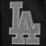 MLB Los Angeles Dodgers Reverse French Terry Men's Color Block Wool Varsity Jacket