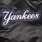 MLB New York Yankees DIY Pick Stitch Men's Rib Satin Jacket