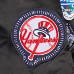 MLB New York Yankees DIY Pick Stitch Men's Rib Satin Jacket
