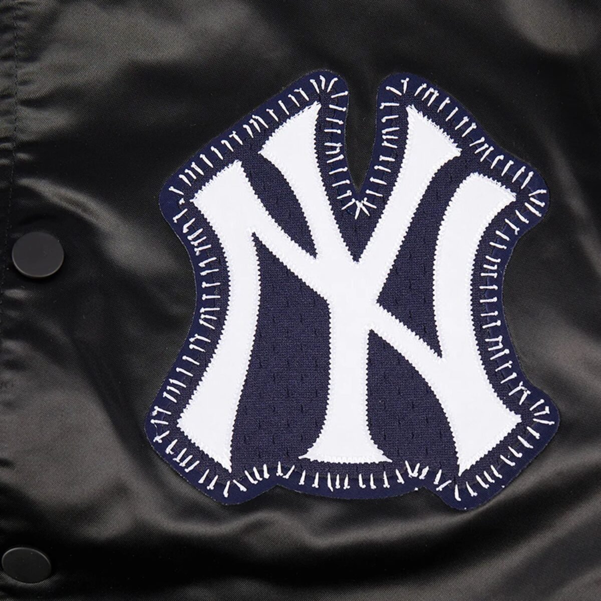 MLB New York Yankees DIY Pick Stitch Men's Rib Satin Jacket