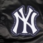 MLB New York Yankees DIY Pick Stitch Men's Rib Satin Jacket