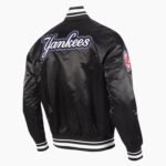 MLB New York Yankees DIY Pick Stitch Men's Rib Satin Jacket