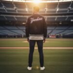 MLB New York Yankees DIY Pick Stitch Men's Rib Satin Jacket