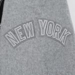 MLB New York Yankees Reverse French Terry Men's Color Block Wool Varsity Jacket