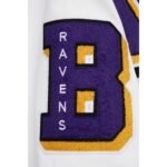 NFL Baltimore Ravens Mashup Men's Rib Wool Varsity Jacket