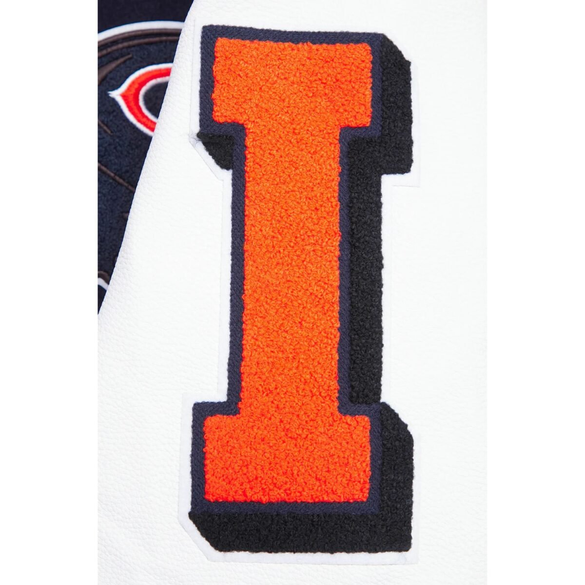 NFL Chicago Bears Mashup Men's Rib Wool Varsity Jacket