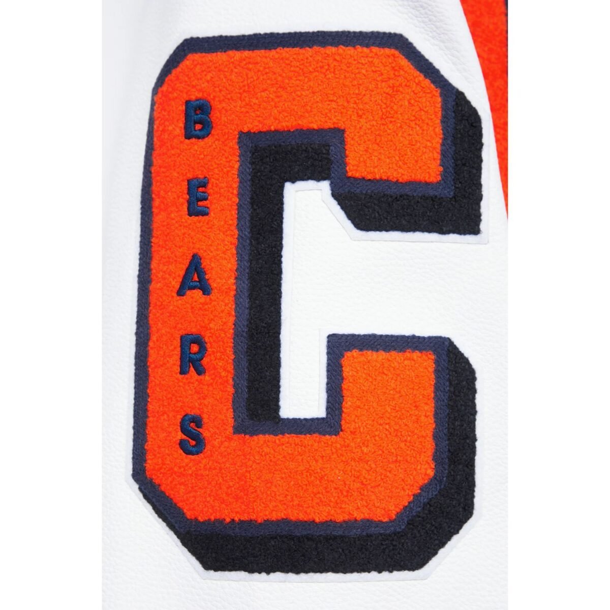NFL Chicago Bears Mashup Men's Rib Wool Varsity Jacket