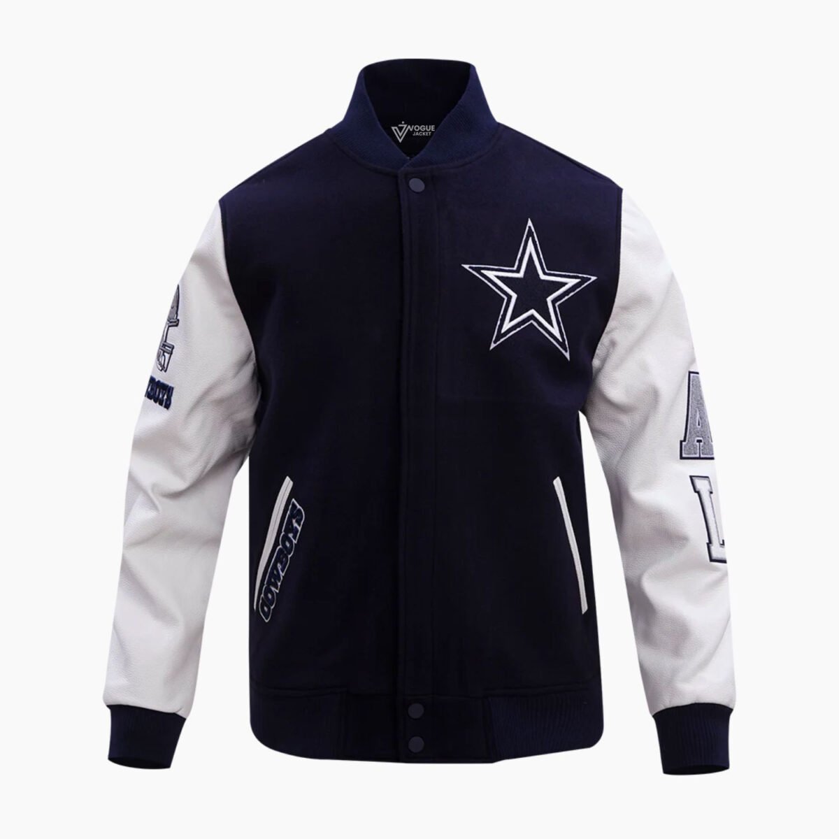 NFL Dallas Cowboys Classic Wool Men's Varsity Jacket NFL Dallas Cowboys Classic Wool Men's Varsity Jacket