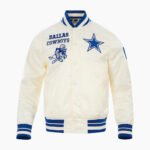NFL Dallas Cowboys Retro Classic Men's Rib Satin Jacket