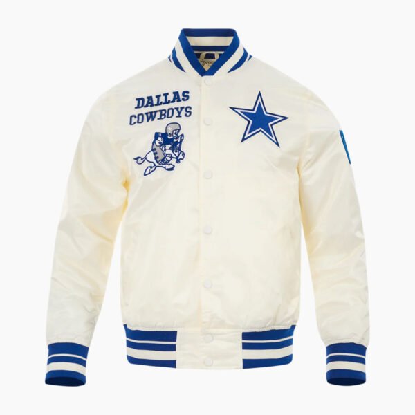 NFL Dallas Cowboys Retro Classic Men's Rib Satin Jacket