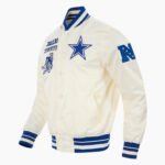 NFL Dallas Cowboys Retro Classic Men's Rib Satin Jacket