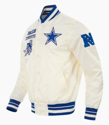 NFL Dallas Cowboys Retro Classic Men's Rib Satin Jacket