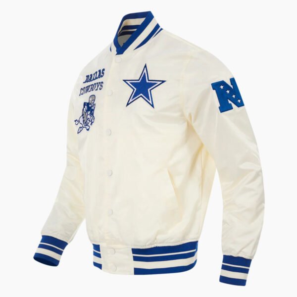 NFL Dallas Cowboys Retro Classic Men's Rib Satin Jacket