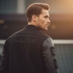 NFL Dallas Cowboys Triple Black Wool Men's Varsity Jacket