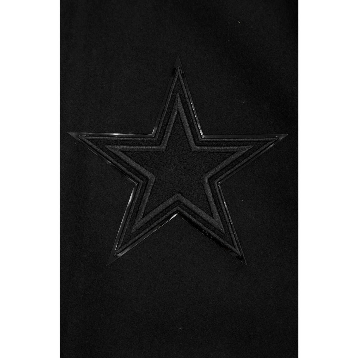 NFL Dallas Cowboys Triple Black Wool Men's Varsity Jacket