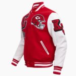 NFL Kansas City Chiefs Mashup Men's Rib Wool Varsity Jacket