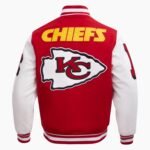 NFL Kansas City Chiefs Mashup Men's Rib Wool Varsity Jacket
