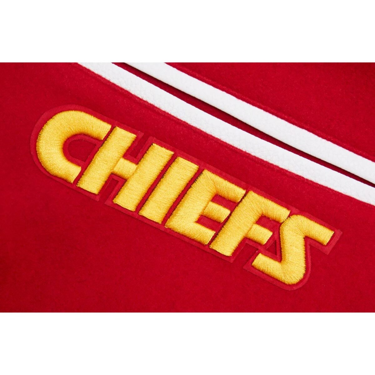 NFL Kansas City Chiefs Mashup Men's Rib Wool Varsity Jacket
