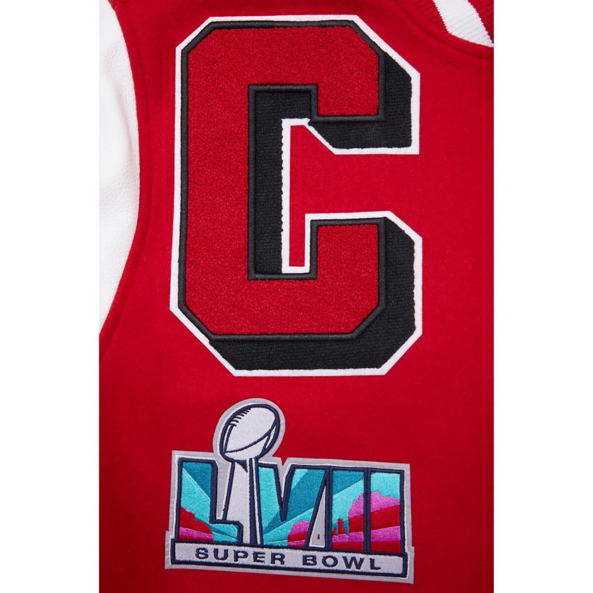 NFL Kansas City Chiefs Mashup Men's Rib Wool Varsity Jacket