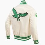 NFL Philadelphia Eagles Retro Classic Men's Rib Satin Jacket