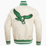 NFL Philadelphia Eagles Retro Classic Men's Rib Satin Jacket