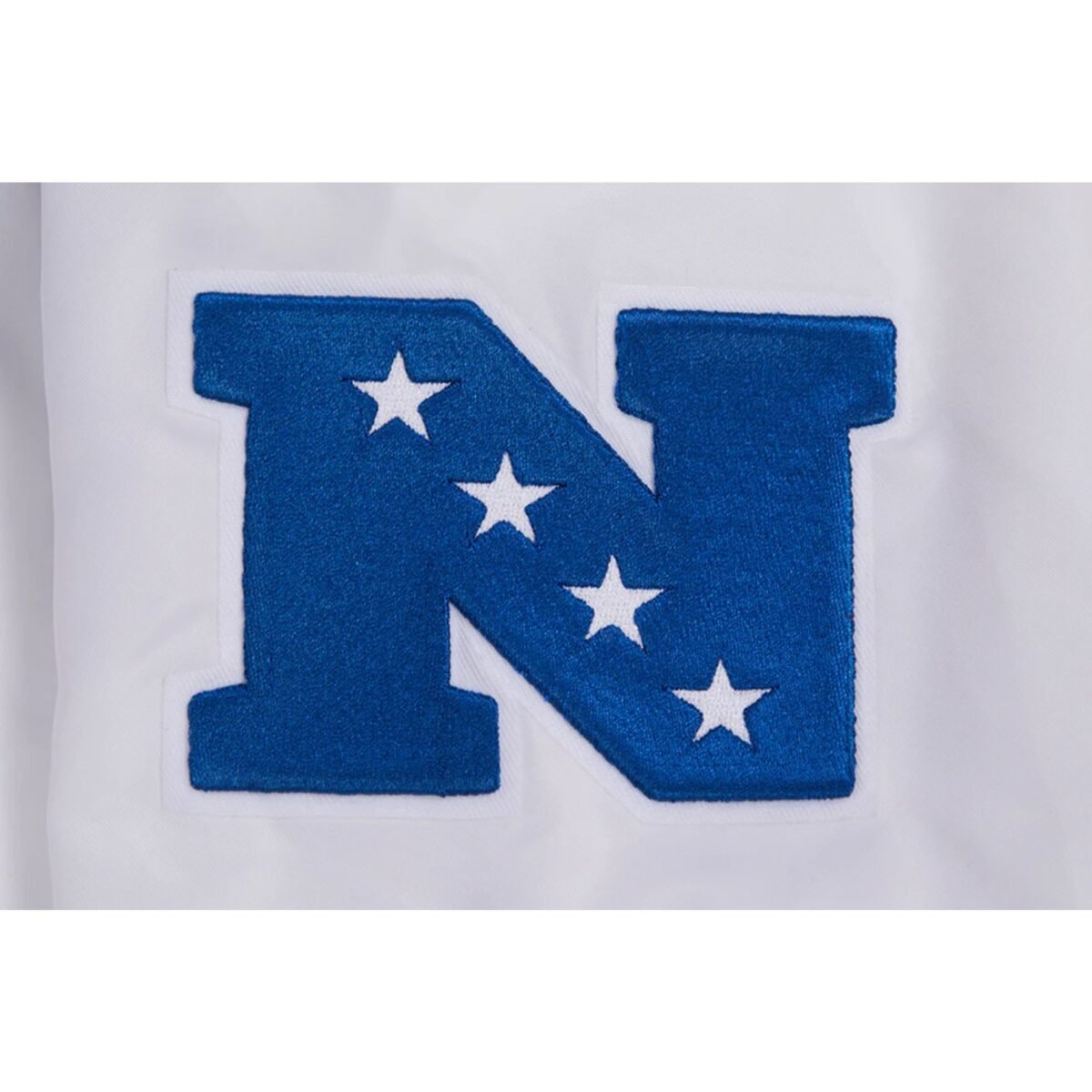 NFL Philadelphia Eagles Retro Classic Men's Rib Satin Jacket White