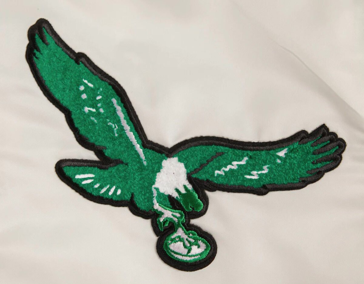 NFL Philadelphia Eagles Retro Classic Men's Rib Satin Jacket