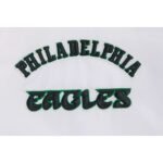 NFL Philadelphia Eagles Retro Classic Men's Rib Satin Jacket White