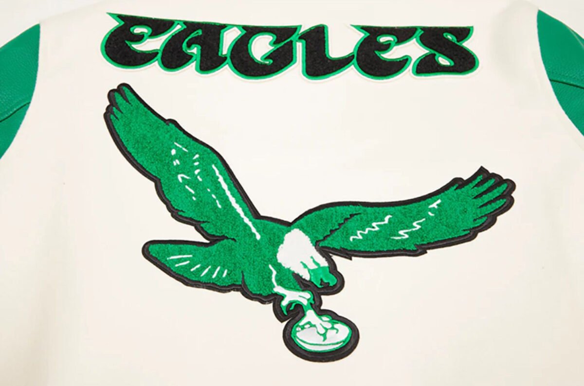 NFL Philadelphia Eagles Retro Classic Men's Rib Wool Varsity Jacket