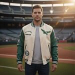 NFL Philadelphia Eagles Retro Classic Men's Rib Wool Varsity Jacket