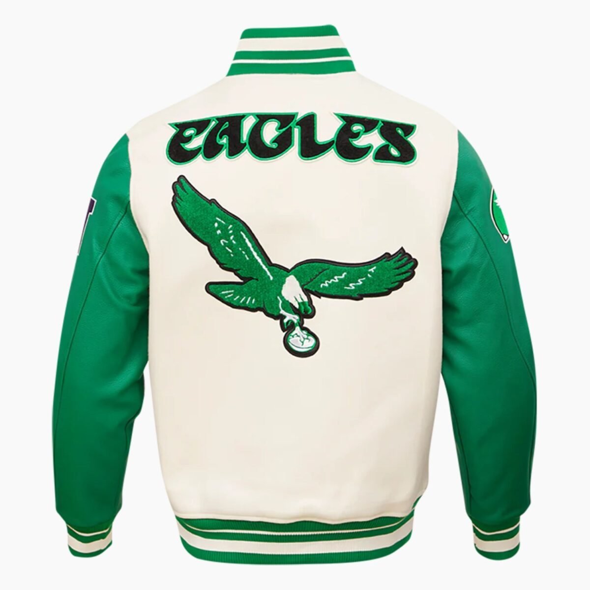 NFL Philadelphia Eagles Retro Classic Men's Rib Wool Varsity Jacket