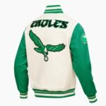 NFL Philadelphia Eagles Retro Classic Men's Rib Wool Varsity Jacket