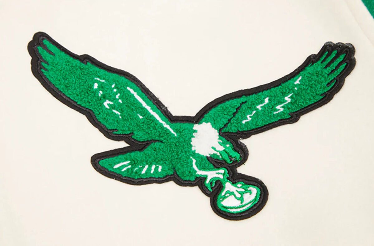 NFL Philadelphia Eagles Retro Classic Men's Rib Wool Varsity Jacket