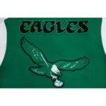 NFL Philadelphia Eagles Retro Classic Men's Rib Wool Varsity Jacket Green