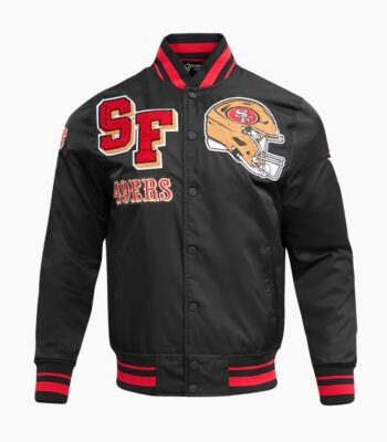 NFL San Francisco 49ers Mashup Men's Rib Satin Jacket