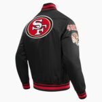 NFL San Francisco 49ers Mashup Men's Rib Satin Jacket