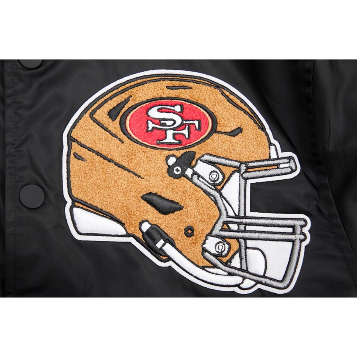 NFL San Francisco 49ers Mashup Men's Rib Satin Jacket
