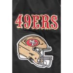 NFL San Francisco 49ers Mashup Men's Rib Satin Jacket