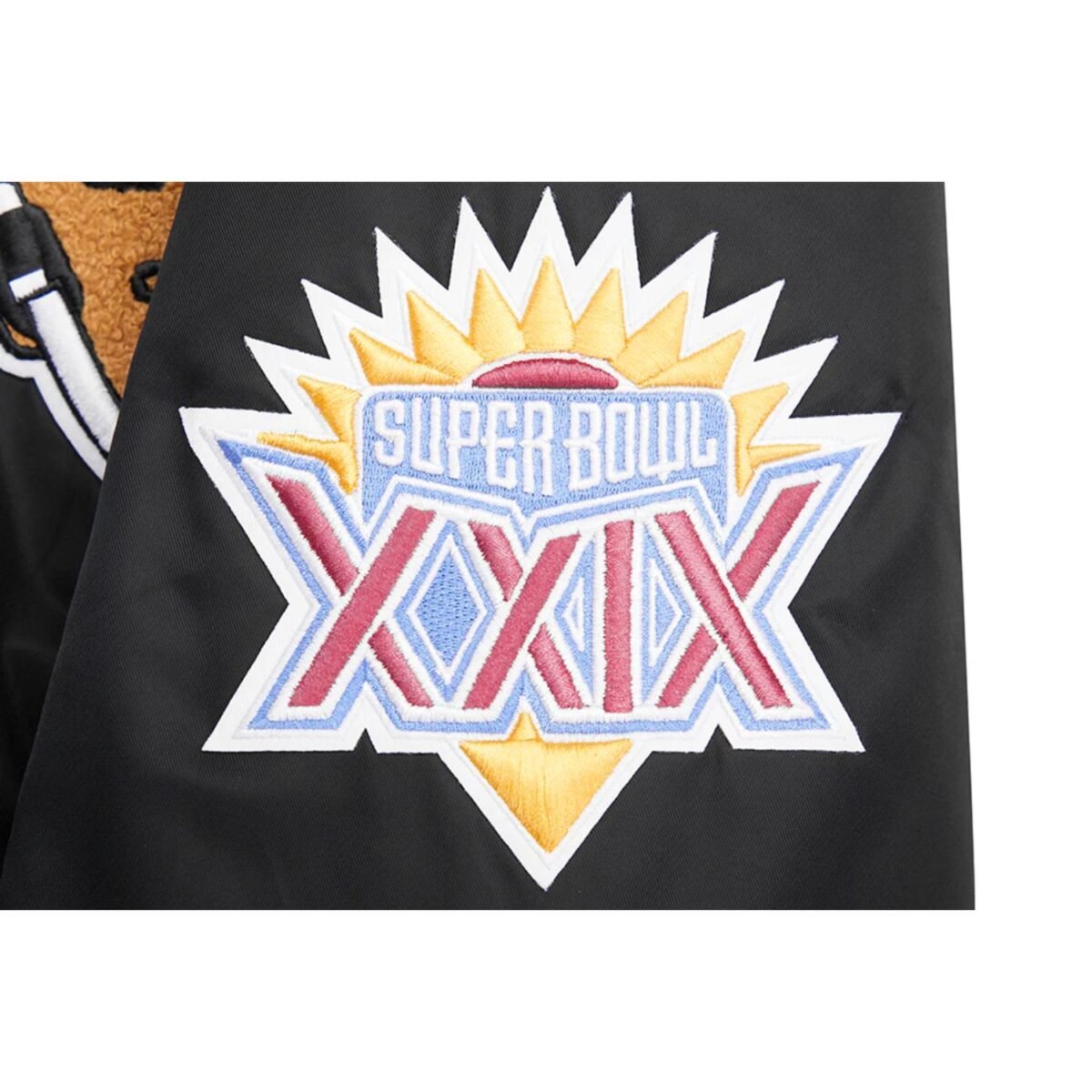 NFL San Francisco 49ers Mashup Men's Rib Satin Jacket