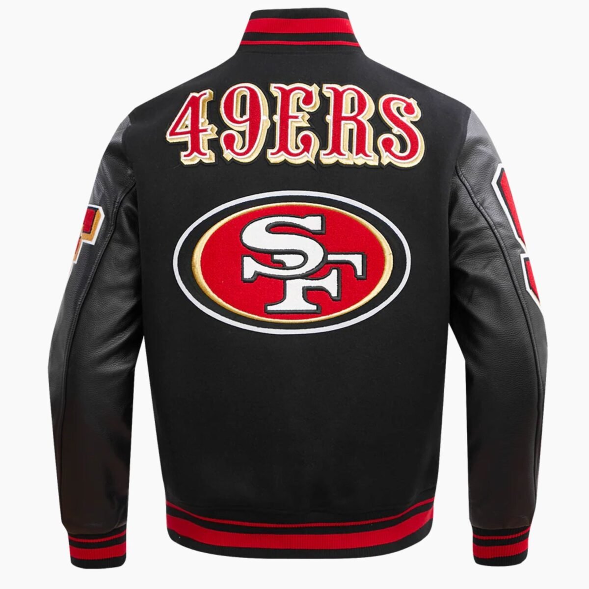 NFL San Francisco 49ers Mashup Men's Rib Wool Varsity Jacket