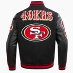 NFL San Francisco 49ers Mashup Men's Rib Wool Varsity Jacket