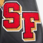 NFL San Francisco 49ers Mashup Men's Rib Wool Varsity Jacket