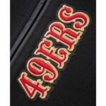 NFL San Francisco 49ers Mashup Men's Rib Wool Varsity Jacket